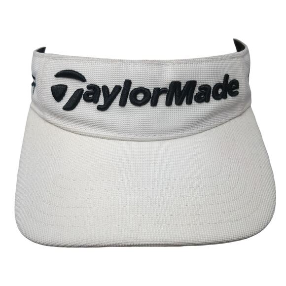 TaylorMade SLDR Tour Preferred Strapback Visor Hat White One Size Outdoor - Picture 1 of 9